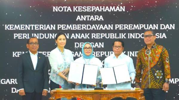 Kuatkan Sinergi, Kemenag dan KemenPPPA Teken MoU Perlindungan Perempuan dan Anak