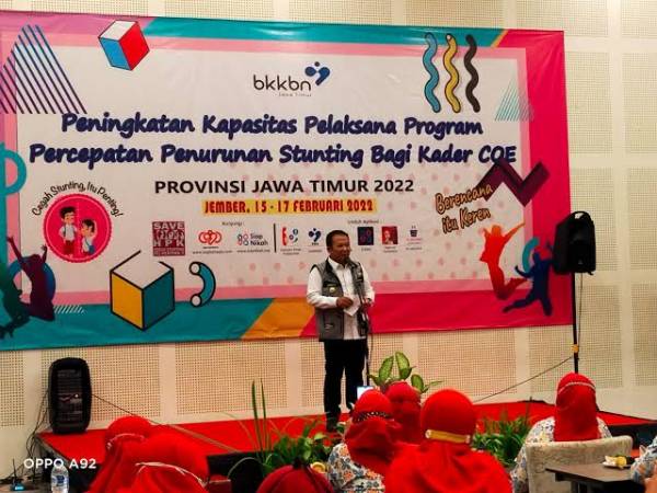 Tingkatkan Kapasitas Percepatan Penurunan Stunting, BKKBN Jatim Gelar Pelatihan Bagi Kader Coe Bangga Kencana
