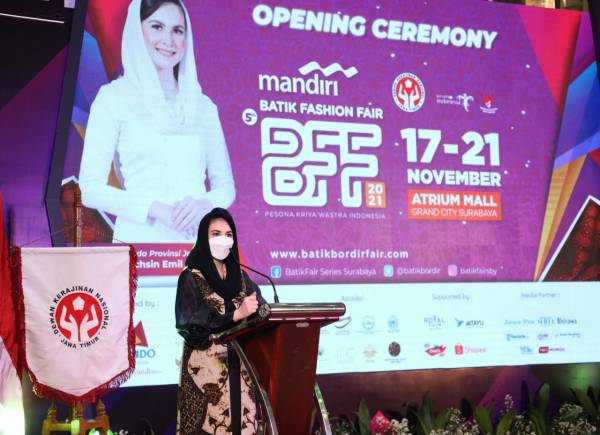 Buka 5th BFF 2021, Arumi Apresiasi Pelaku UMKM Sebagai Pahlawan Bangkitnya Ekonomi Jatim