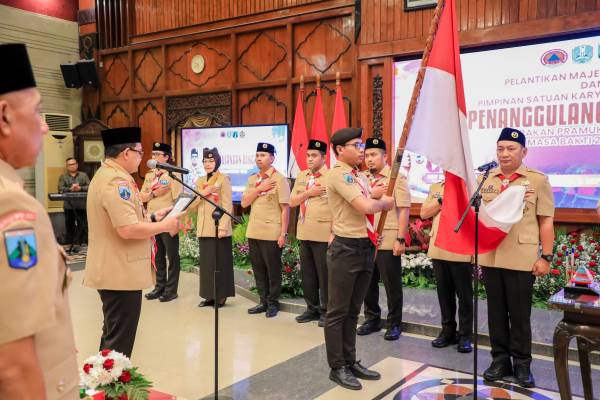 Pj. Gubernur Jatim Lantik MABI dan SAKA 2024-2025