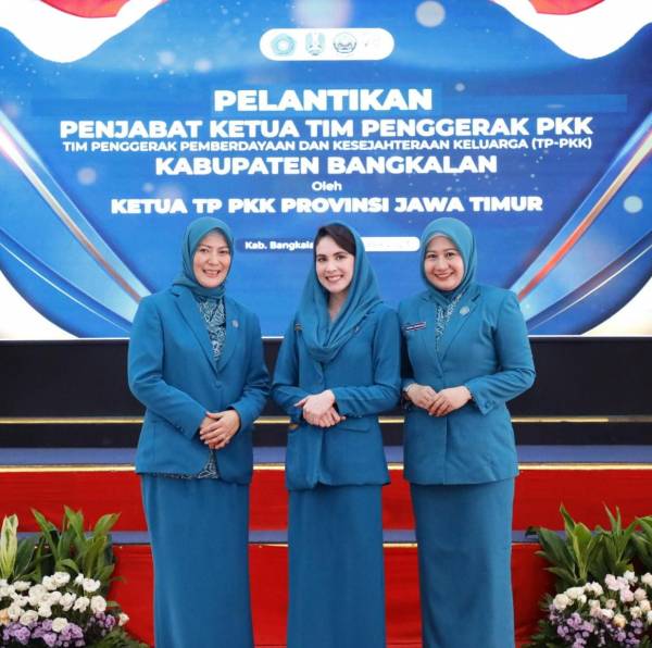 Lantik Pj Ketua TP PKK Bangkalan, Arumi Ajak Bina Sinergitas Lintas Sektor
