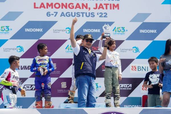 Motocross Digelar di Lamongan, Bupati Lamongan Bangga