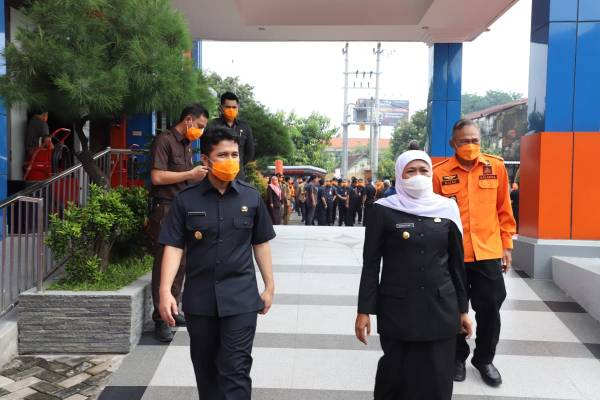 Gubernur Khofifah Minta BPBD Proaktif Lakukan Mitigasi Dan Kordinasi