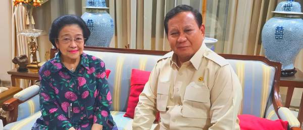 Presiden Prabowo Bersilaturahmi ke Kediaman Megawati