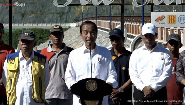 Diresmikan Jokowi, Bendungan Tiu Suntuk Siap Aliri 1.900 Hektare Lahan Pertanian