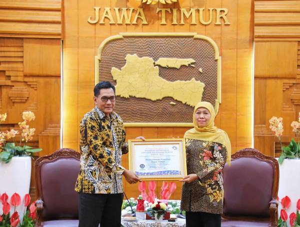 Ombudsmen RI Puji Bapenda, Kepatuhan Standar Pelayanan Publik Jatim 2022 Raih Predikat Kualitas Tinggi dan Masuk Zona Hijau