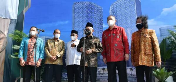 Wapres Harap Menara Syariah Jadi Pusat Keuangan Syariah Terbesar di Asia Tenggara