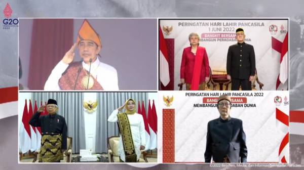 Jokowi Pimpin Upacara Peringatan Hari Lahir Pancasila di Ende, NTT