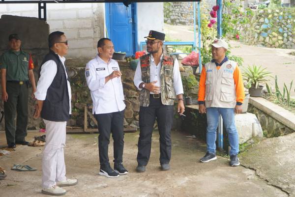 Respon Cepat BPBD Jatim Tinjau Potensi Gerakan Tanah di Wonosalam Jombang