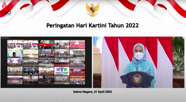 Iriana Jokowi: Peringatan Hari Kartini Momentum Perempuan Indonesia Bangkit dari Pandemi