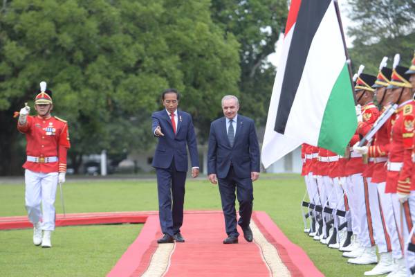 Presiden Jokowi Sambut Kunjungan Kenegaraan PM Palestina Mohammad I.M. Shtayyeh