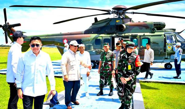 Presiden Prabowo Hadiri Panen Raya Serentak di Majalengka