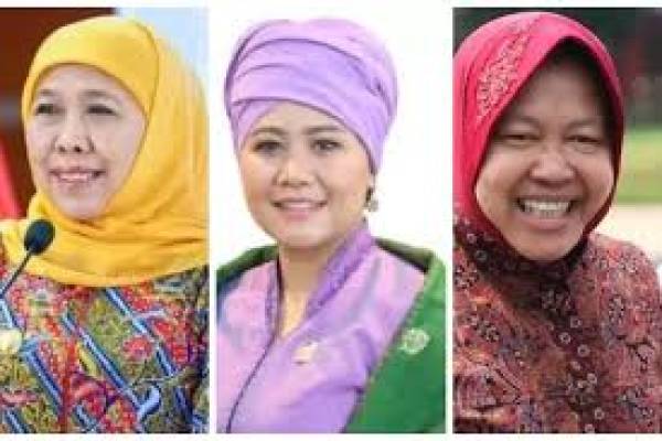 Tiga Srikandi di Pilgub Jatim 2024: Khofifah-Risma-Luluk