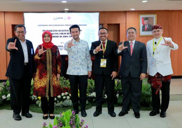 Emil Mentori 3 Kepala OPD Pemprov Jatim Peserta Proyek Perubahan LAN