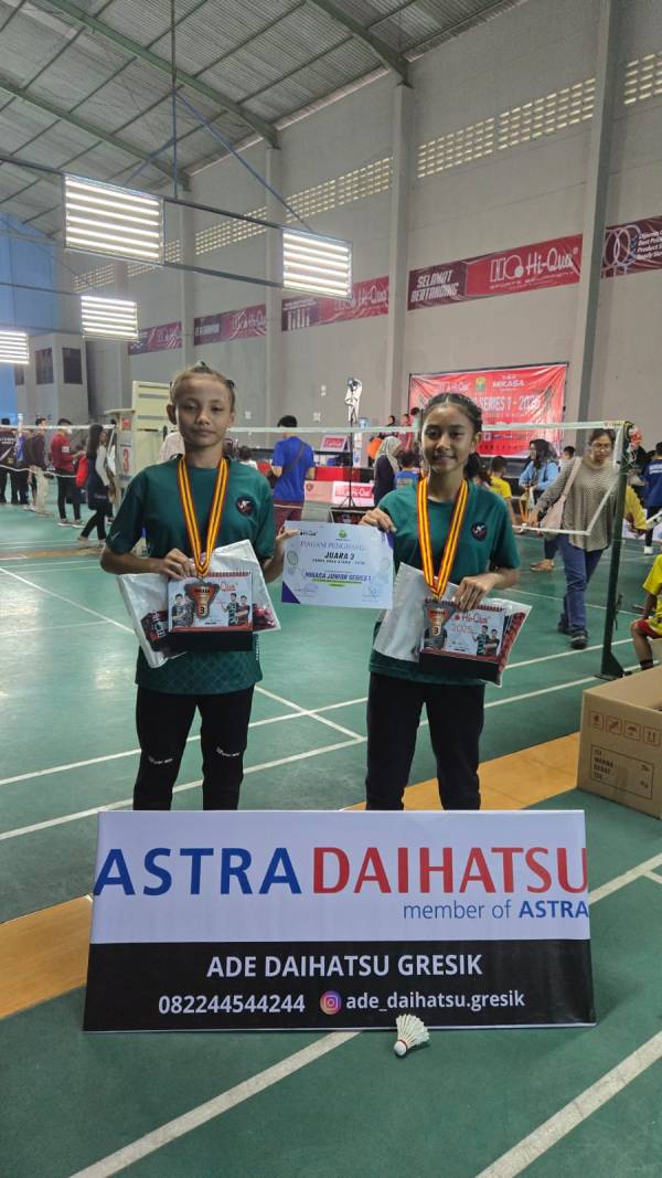 Semangat Tak Kenal Lelah, Talita-Aqila Persembahkan Juara 3 Mikasa Junior Series
