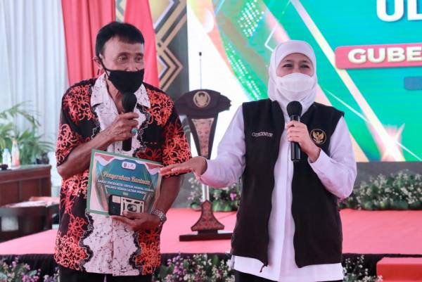 Suharto dari Tukang Becak Kini Jadi Security Bapenda