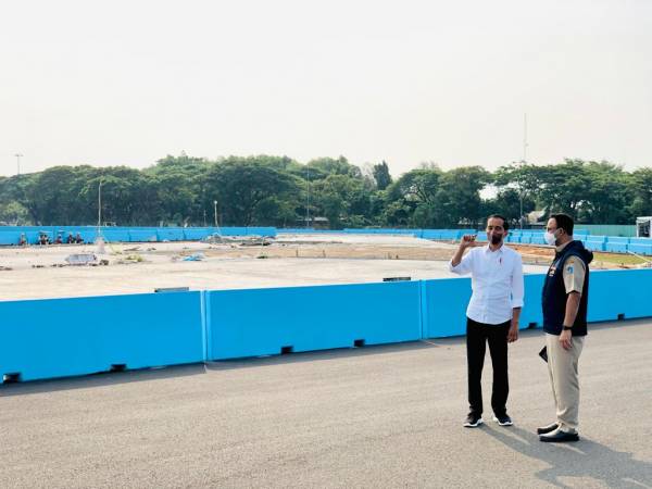 Jokowi Pastikan Sirkuit Formula E di Kawasan Ancol Siap Digunakan